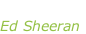 “X” Ed Sheeran