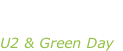 “The saints are  coming” U2 & Green Day